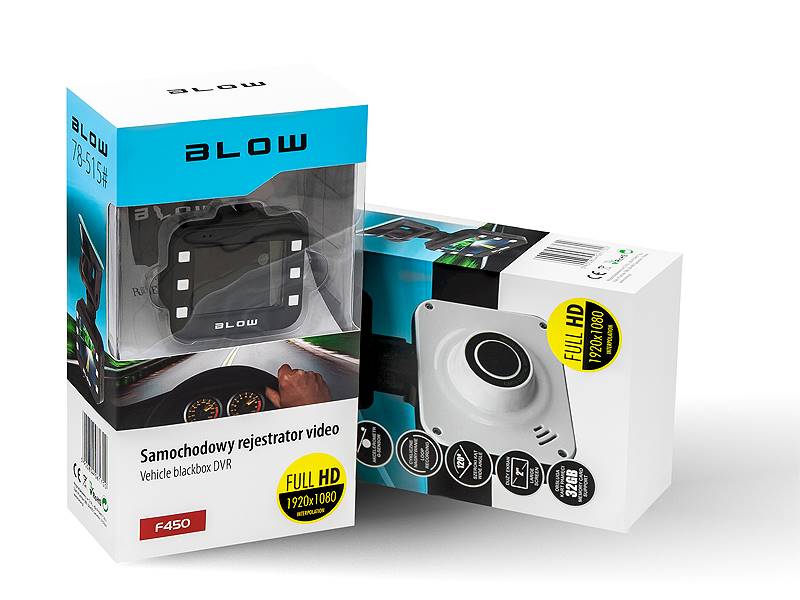 REJESTRATOR VIDEO BLACKBOX DVR F450 BLOW