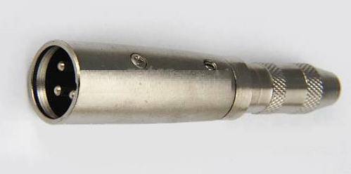 ADAPTER WT.XLR-GN.6,3 MONO METAL 2524