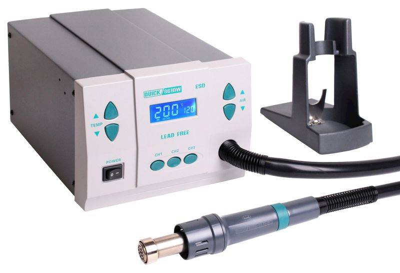 STACJA LUTOWNICZA QUICK 861DW ESD HOT AIR 1KW