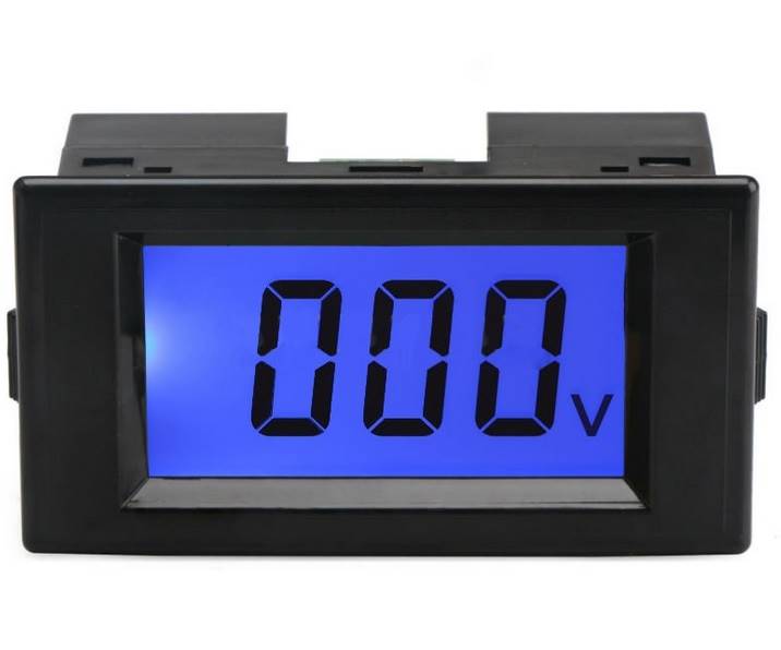 PANELOWY WOLTOMIERZ LCD Z PODŚW. DC 0~199.9V
