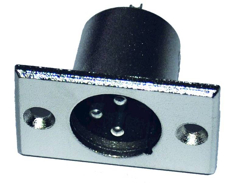 WTYK MIKROFONOWY 3P MONTAŻ METAL 4130