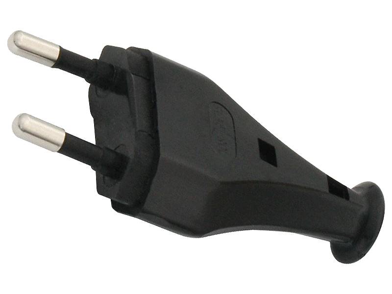 WTYCZKA ZN-11 PŁASKA SKŁADANA CZARNA 2,5A/250V