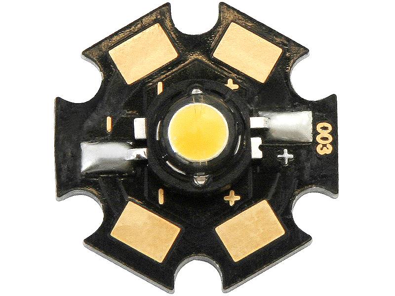 DIODA LED WYSOKIEJ MOCY 3W C.BIAŁA, 3300K 800MA 