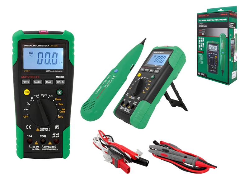 MIERNIK MASTECH Z SZUKACZEM MS8236, 2310