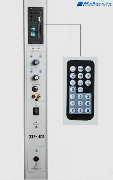 RDUCH ZESTAW PRZENOŚNY ZP-42 1 MIKROFON