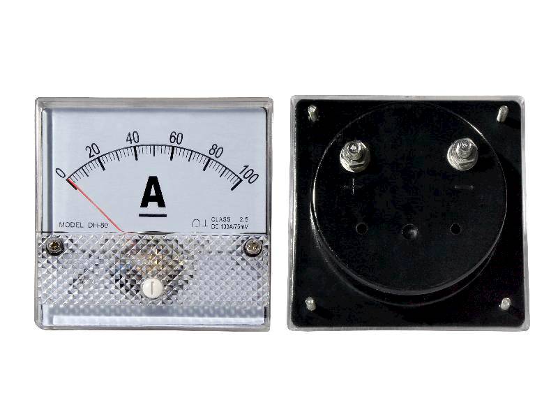MIERNIK ANALOGOWY AMPEROMIERZ DUŻY 100A / 51-211