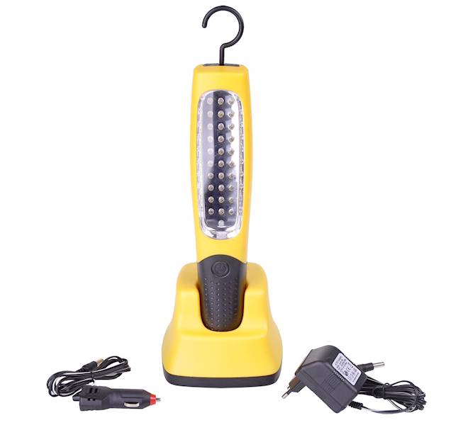 LAMPA WARSZTATOWA 30LED Z ŁAD. SIEC. I SAM