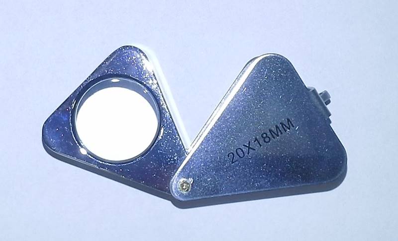 LUPA SKŁADANA METAL 18MM 20X 05683