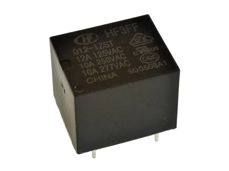 PRZEKAŹNIK HF3FF-012-1ZST JQC 12V DC 1P HONGFA