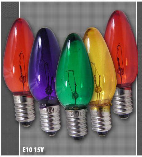 ŻARÓWKA CHOINKOWA E10 15V 3W