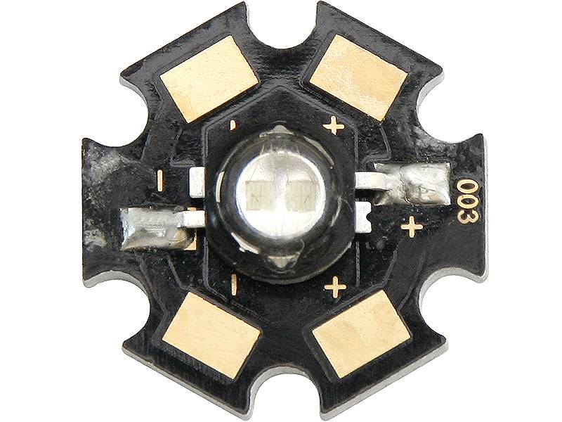 DIODA LED WYSOKIEJ MOCY 3W ZIELONA, 0771