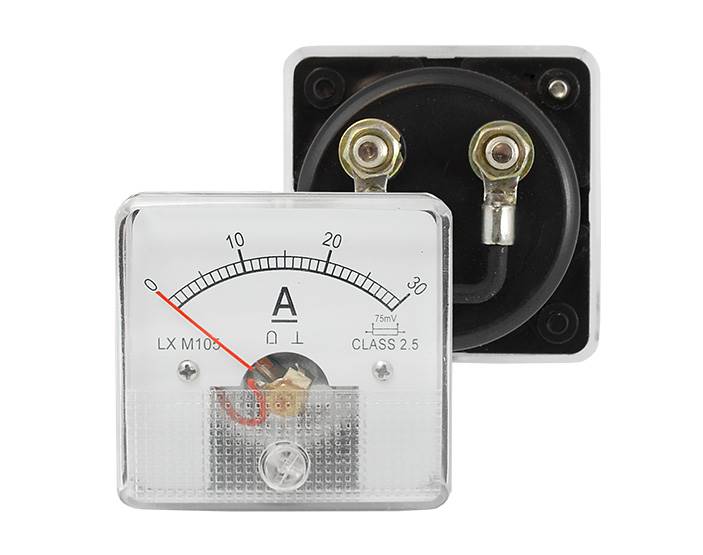 MIERNIK ANALOG.AMPEROMIERZ KW.30A + BOCZNIK / 4640