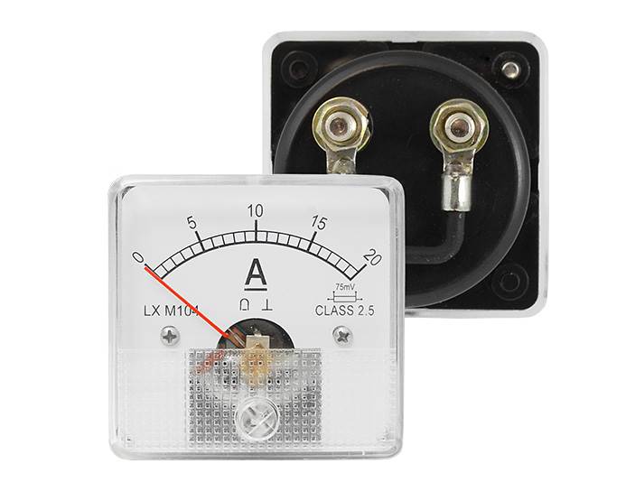 MIERNIK ANALOG.AMPEROMIERZ KW.20A + BOCZNIK / 2153