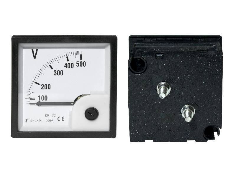 MIERNIK ANALOG.VOLTOMIERZ KW.DUŻY 500V / 51-350