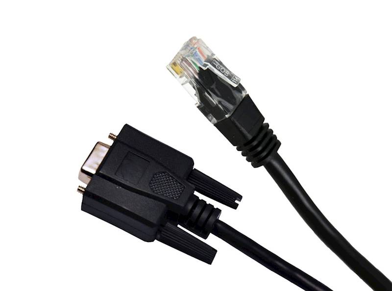 KABEL GNIAZDO RS232 - WTYK RJ45