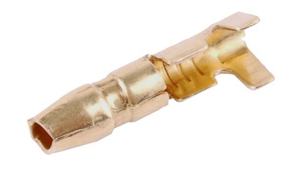 KONEKTOR KNM2,5-4 OKRĄGŁY NIEIZOL.MĘSKI 4MM 100SZT
