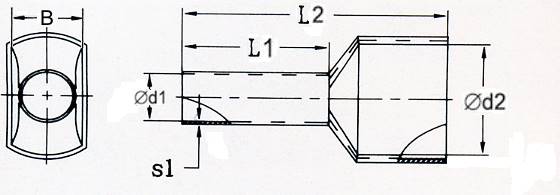 TULEJKA IZOLOW. 2x2,5MM2 X 13 100SZT
