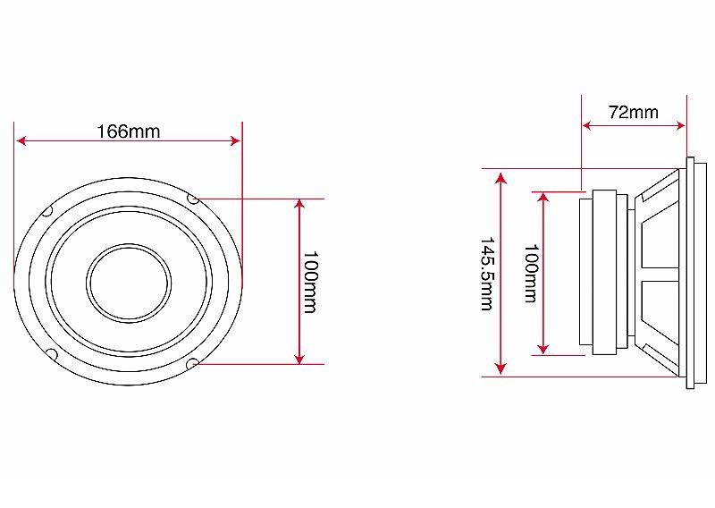 GŁOŚNIK BLOW A-165 6,5'' 8OHM