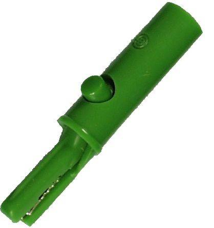 KROKODYLEK BEZP.GN.4MM KK1-GN 60V=/30V ~ 3A