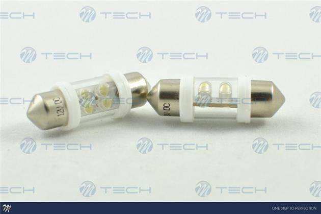 DIODA LED L022 - C5W 31MM 3LED 3MM BIAŁA