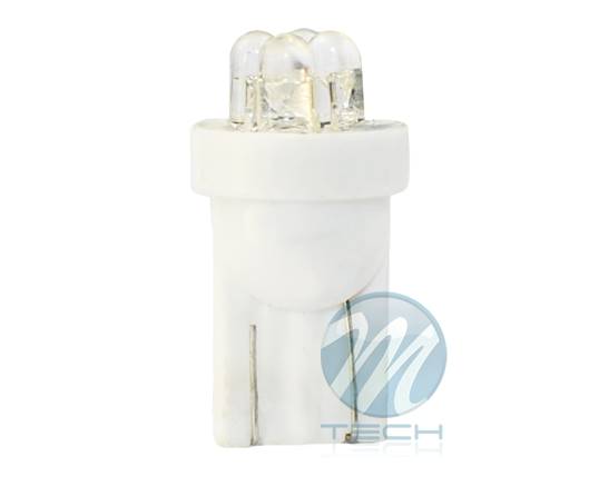 DIODA LED L012 - W5W 4LED 3MM BIAŁA