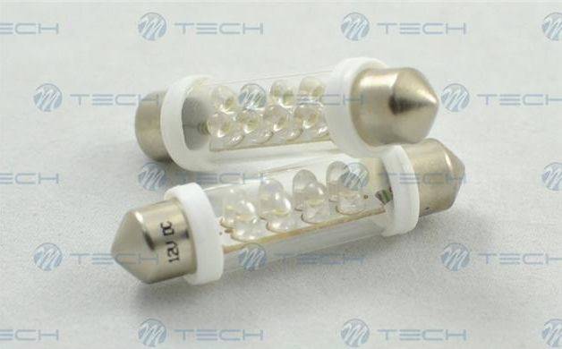 DIODA LED L024 - C5W 41MM 8LED 3MM BIAŁA