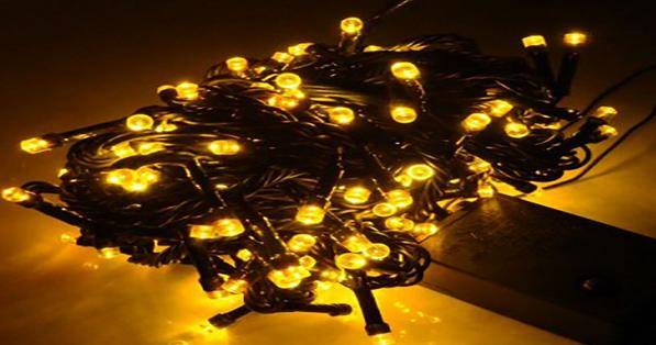 LAMPKI CHOINKOWE 100 LED ŻÓŁTY