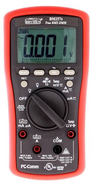 MIERNIK BM257S TRMS, T1, RS232/USB BRYMEN