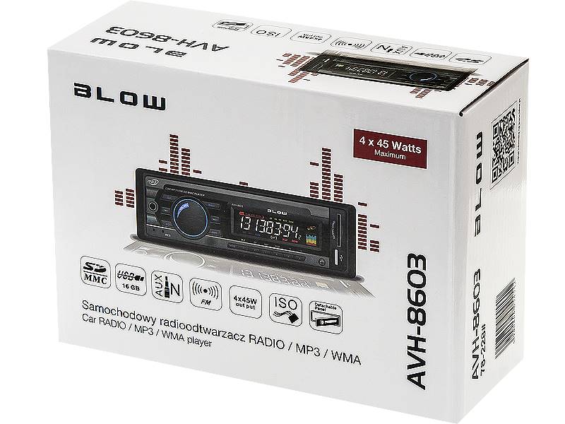 RADIO BLOW AVH-8603 MP3/USB/SD/MMC/ 78-228