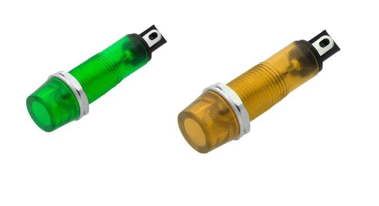 KONTROLKA NEONOWA 6MM KOLOR 230V / 0655