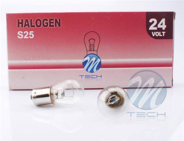 ŻARÓWKA M-TECH BAU15S CLEAR 24V