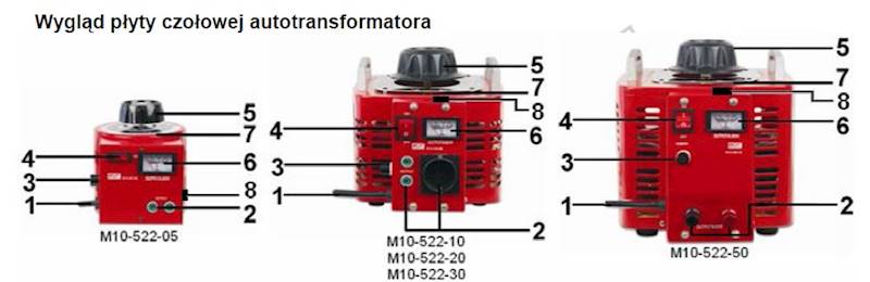 AUTOTRANSFORMATOR REG. M10-522-05 250/2 500VA MCP