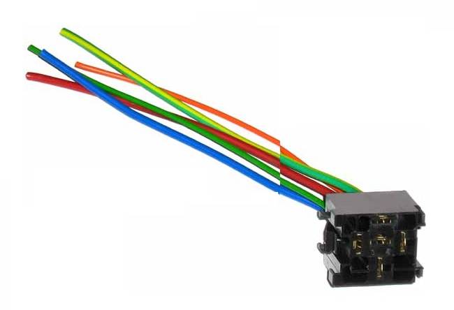 GNIAZDO PRZEKAŹNIKA 12V/30A RoHS z kablem