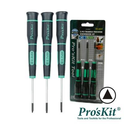 ZESTAW WKRĘTAKÓW TRÓJKĄT 2,0/2,3/2,7MM/50MM PROSKI