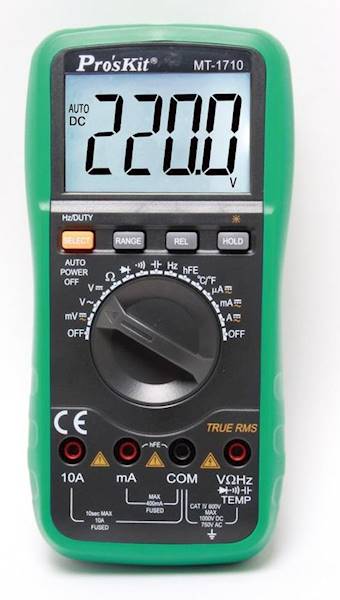 MIERNIK UNIWERSALNY MT-1710 TRUE RMS PROSKIT 8809