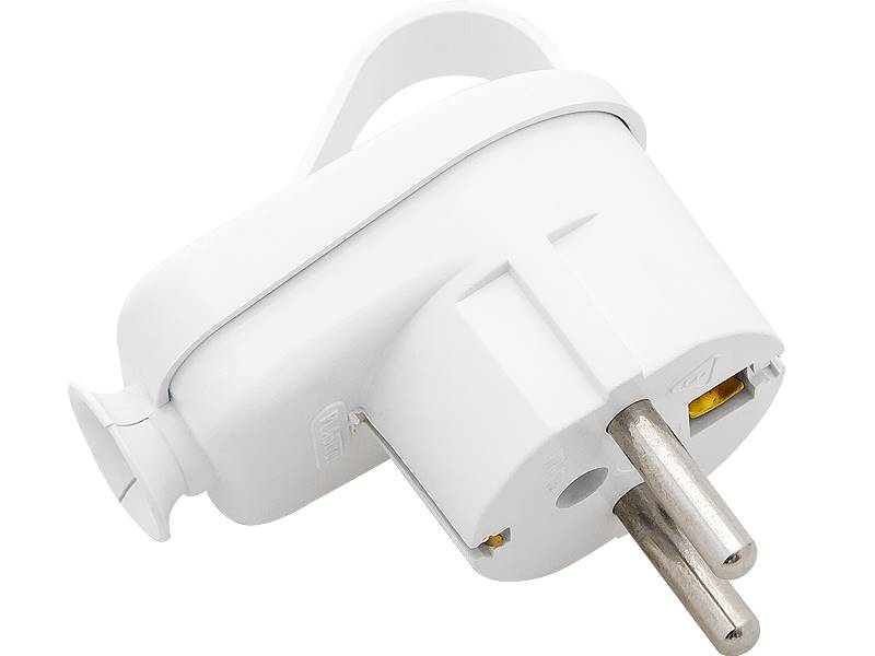 WTYCZKA WT-16U/Z KĄTOWA Z UCHEM UNI-SCHUKO / 2387