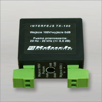 INTERFEJS RDUCH 100V/0,7V TX-100