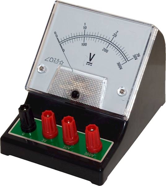 WOLTOMIERZ ANALOGOWY SZKOLNY DCV-1 3V-30V-300V 