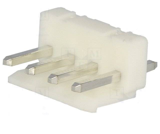 GNIAZDO MĘSKIE PIN4 3,96MM THT 250V 7A W4P