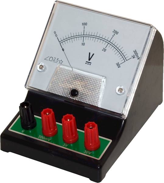 WOLTOMIERZ ANALOGOWY SZKOLNY DCV-2 300MV-3V-30V