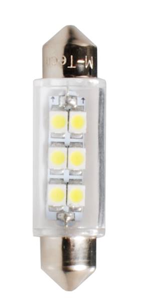 DIODA LED L091 - C5W 41MM 6XSMD3528 BIAŁA
