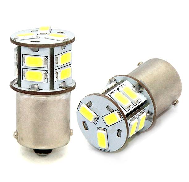 DIODA LED L100 - BA15S 13XSMD5630 12V BIAŁA
