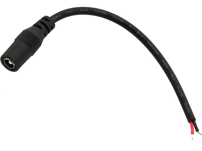 GNIAZDO DC 2,1/5,5 Z KABLEM 15CM / 70-680