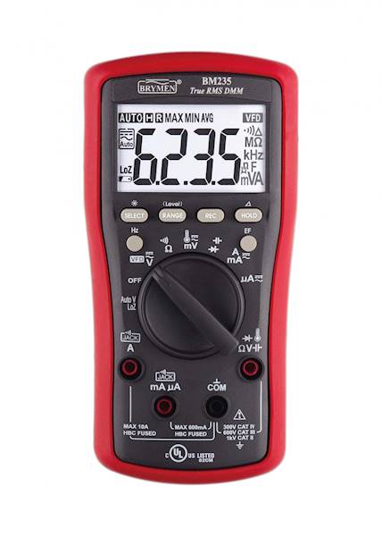 MIERNIK BM235 TRMS (AC+DC) VFD EF 50kHz BRYMEN