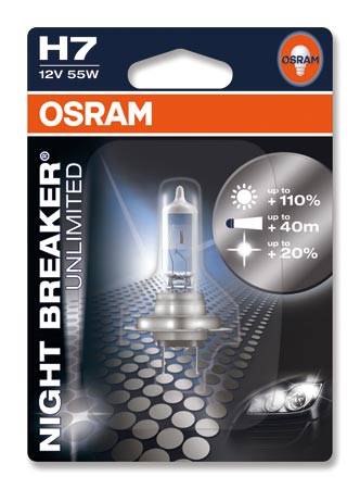 OSRAM NIGHT BREAKER UNLIMITED H7 01-BLISTER