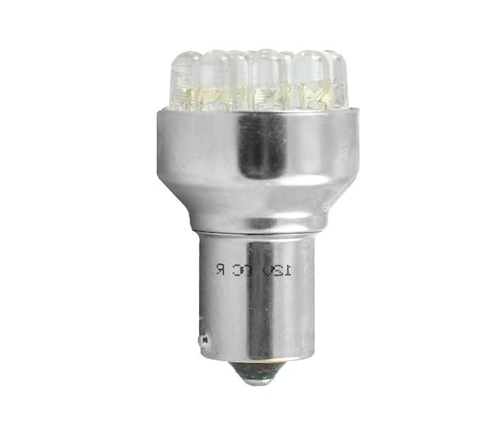 DIODA LED L034 - BA15S 12LED 5MM BIAŁA