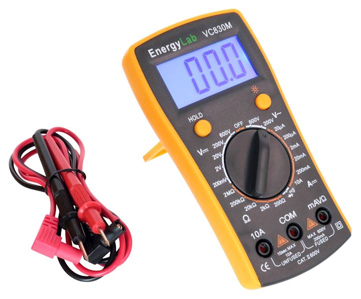 MULTIMETR CYFROWY VC830M ENERGYLAB