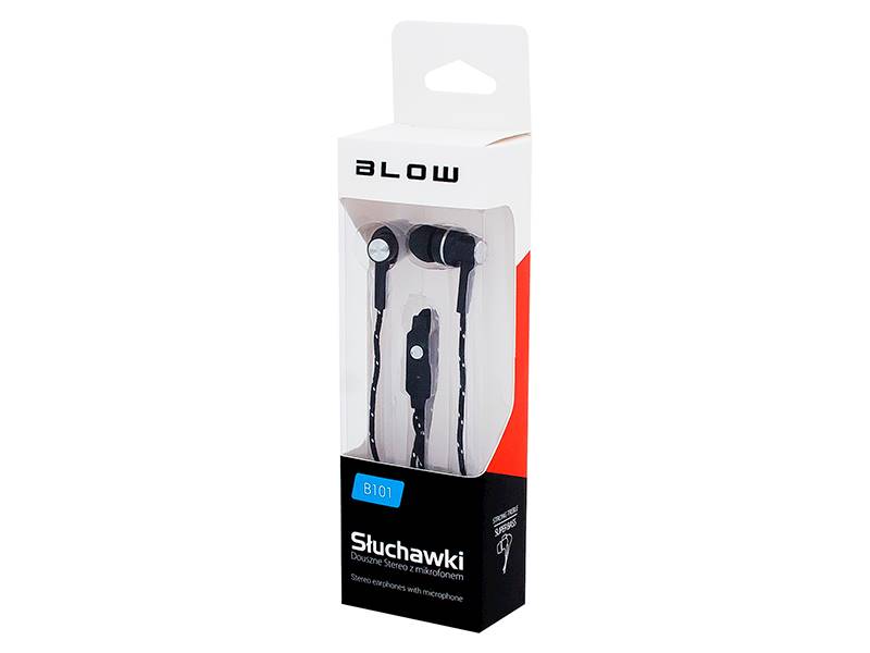 SŁUCHAWKI BLOW B-101 BLACK DOUSZNE / 32-820