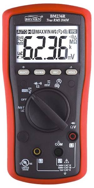 MIERNIK BM236R TRMS (AC+DC) VFD test wirowania faz