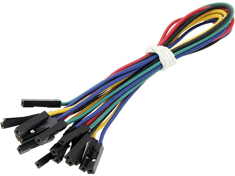 ZESTAW KABLI ŻEŃSKIE 10SZT 20CM KOLOR / 6642